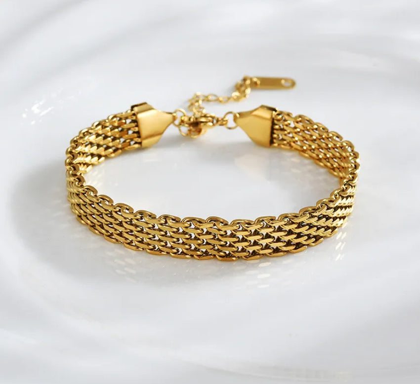 Ethel Bracelet (18k gold plated)