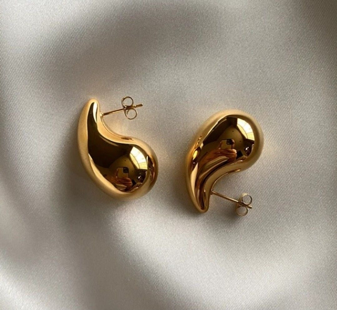 Bottega Venetta tear drop earrings