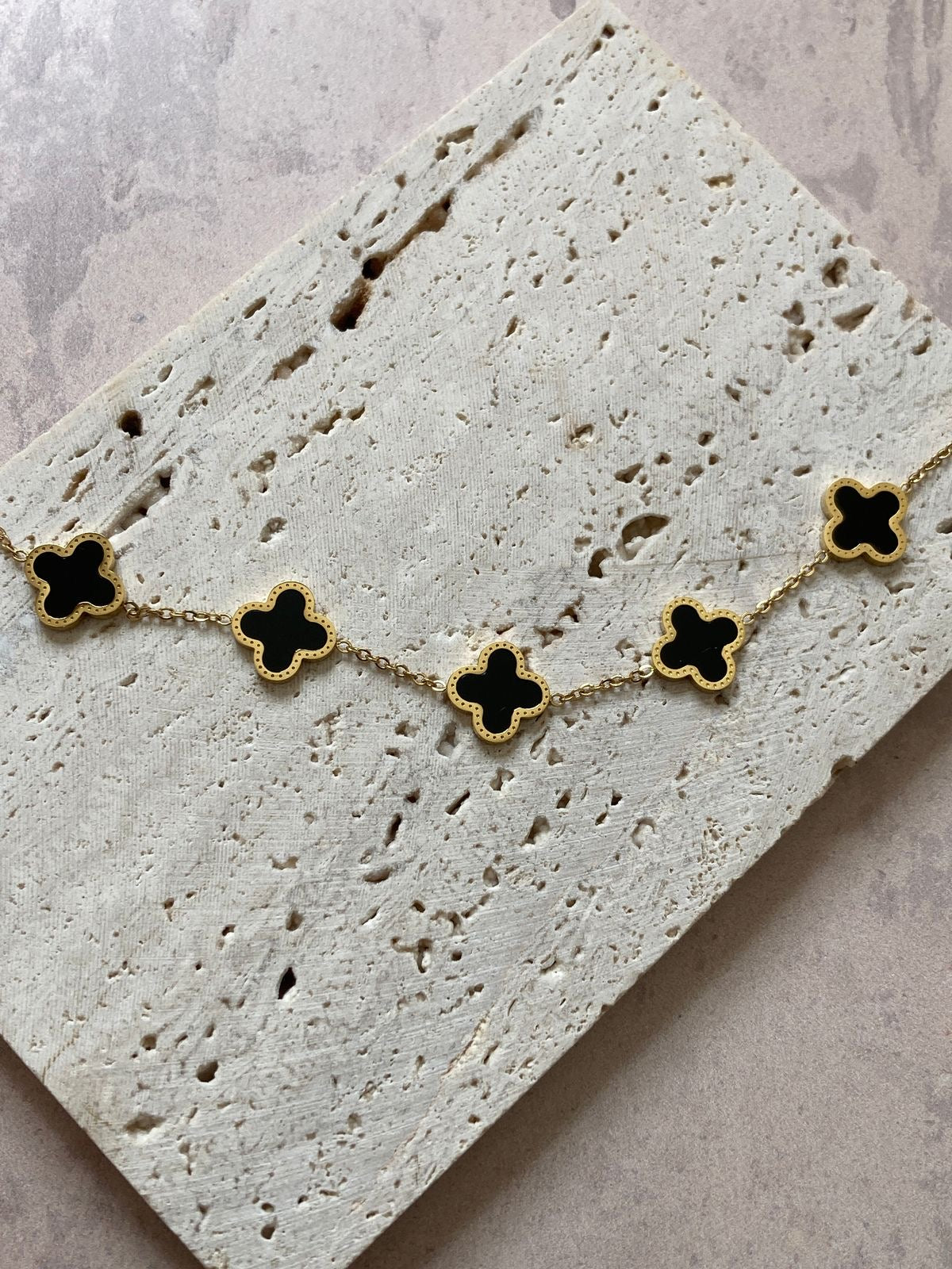 Black clover bracelet