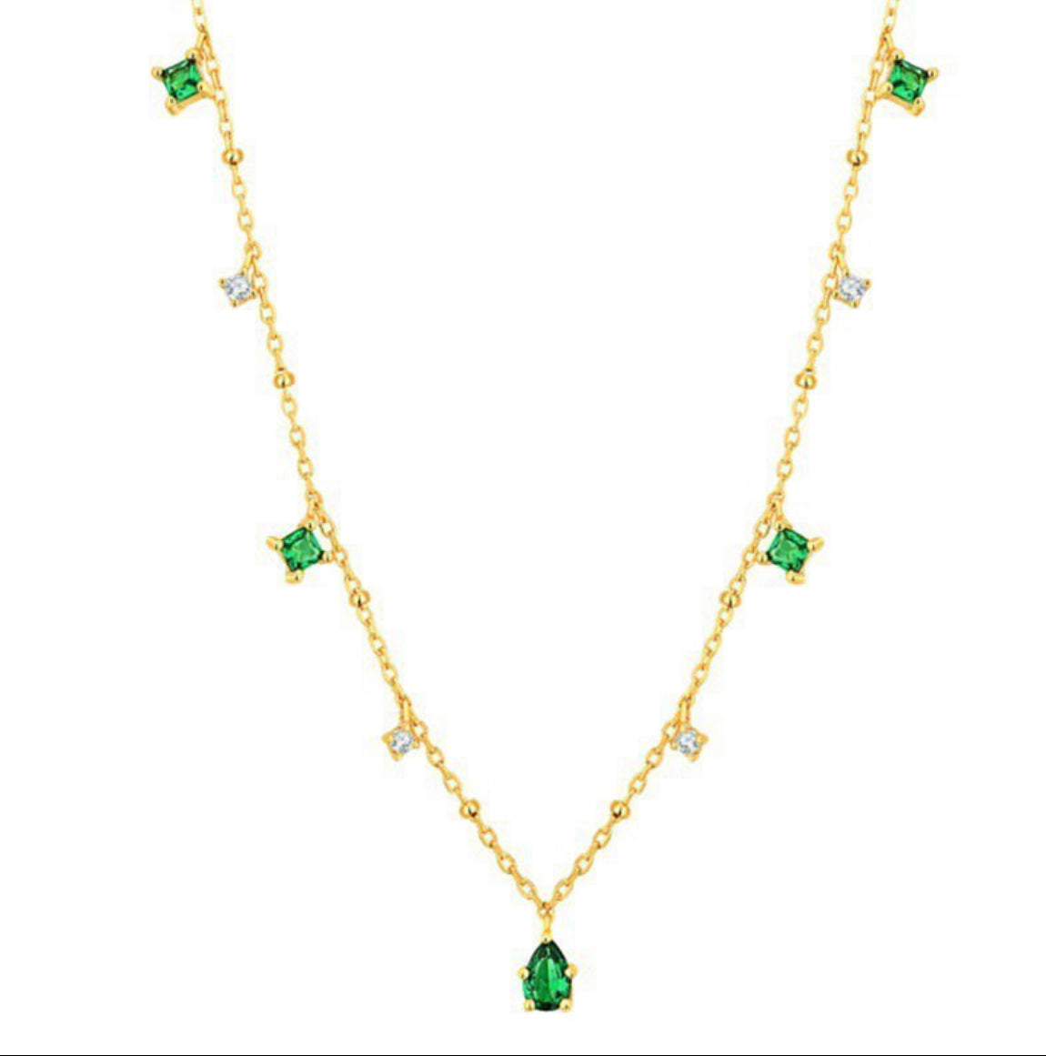 Sabrina Emerald necklace