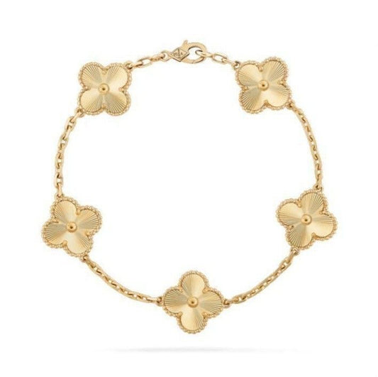 18k Golden Clover bracelet