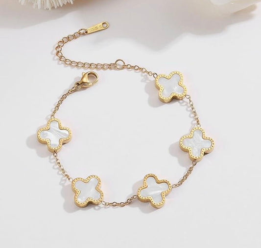 White Clover bracelet