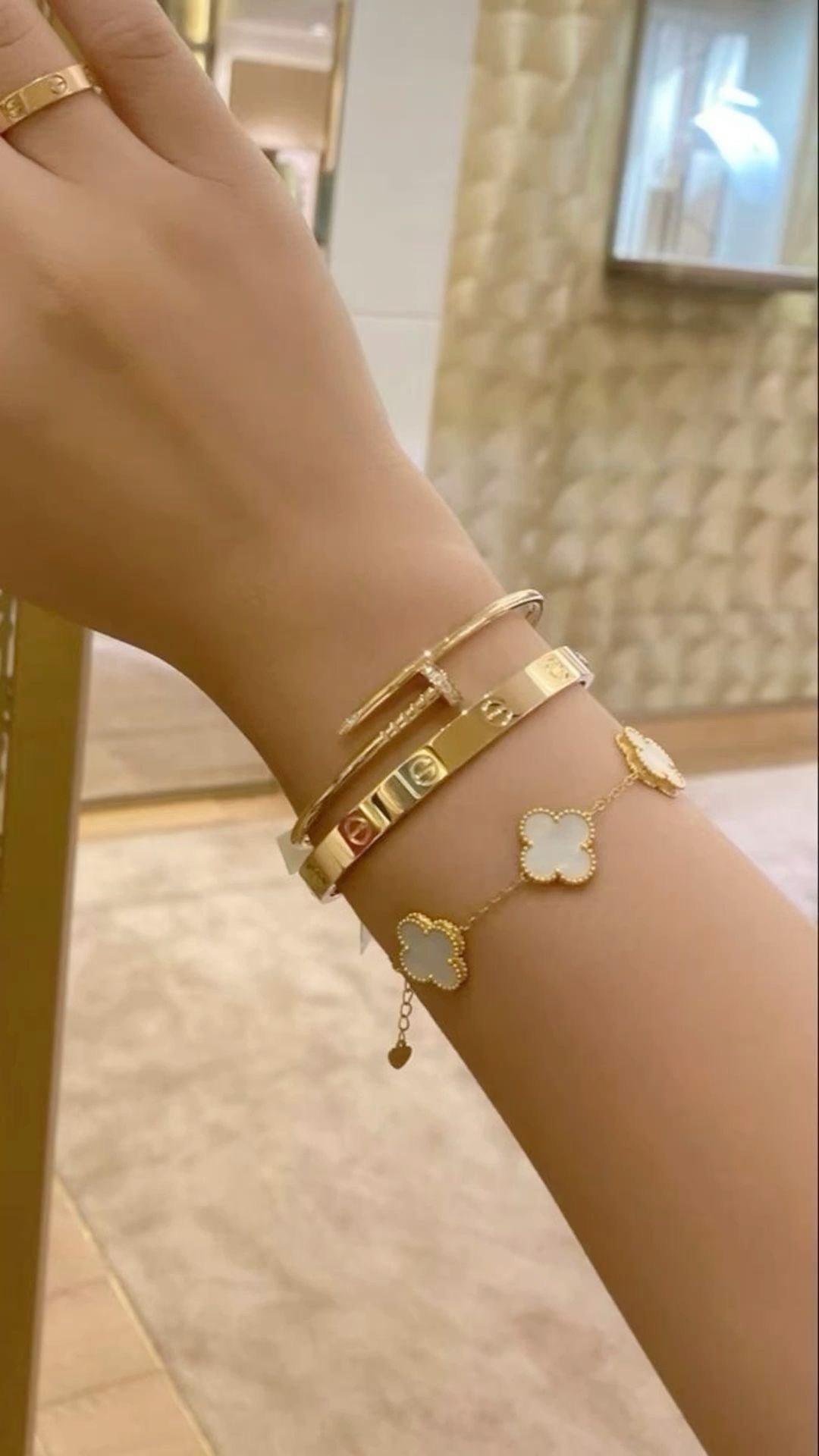 18k Zara Bracelet (with stones)