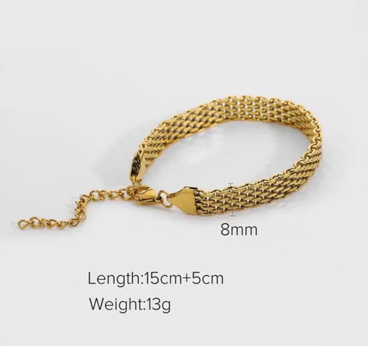 Ethel Bracelet (18k gold plated)