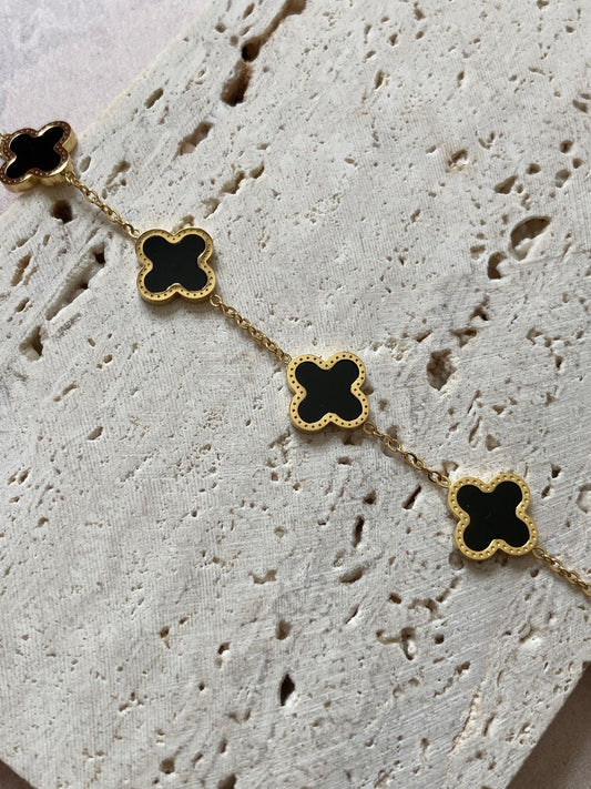 Black clover bracelet